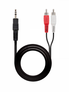 Кабель аудио 2 тюльпана соединительный 2хRCA джек/Jack 3.5, 5м Орбита OT-AVC35